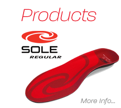 SOLE REGULAR FIT FOOTBEDS.